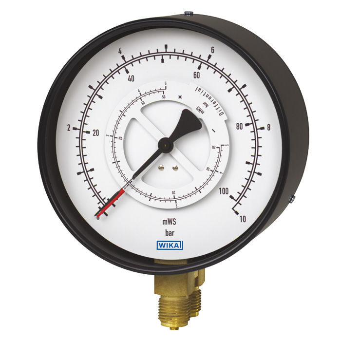 Range 15-0-15" WC Details about   Differential Pressure Gauge for Flush Mounting in Panel 
